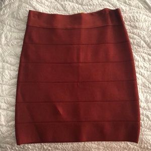 Bebe mini bodycon skirt